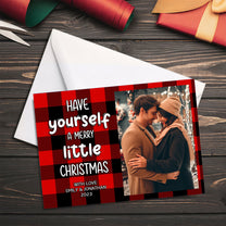 Have Yourself A Merry Little Christmas - Personalized Photo Christmas Card