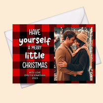 Have Yourself A Merry Little Christmas - Personalized Photo Christmas Card
