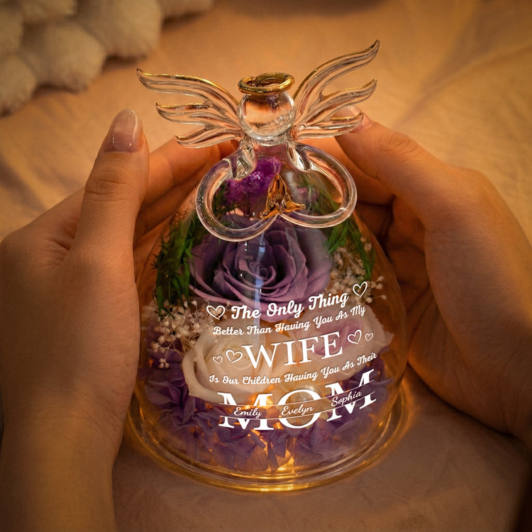 Having-You-As-My-Wife-Mother's-Day-Gift-For-Wife-Personalized-Flower-In-Glass-Angel-Figurines-3