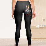 He Always Has My Back - Naughty Gift For Wife, Girlfriend - Personalized Leggings - Gift For Wife