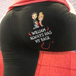 He Always Has My Back - Naughty Gift For Wife, Girlfriend - Personalized Leggings - Gift For Wife