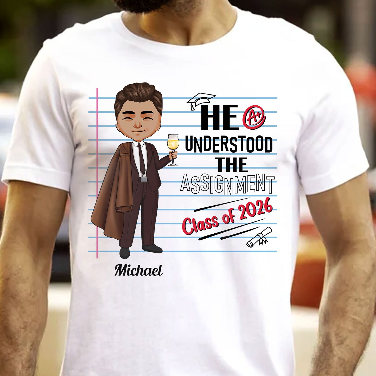 He Understood The Assignment - Personalized Shirt