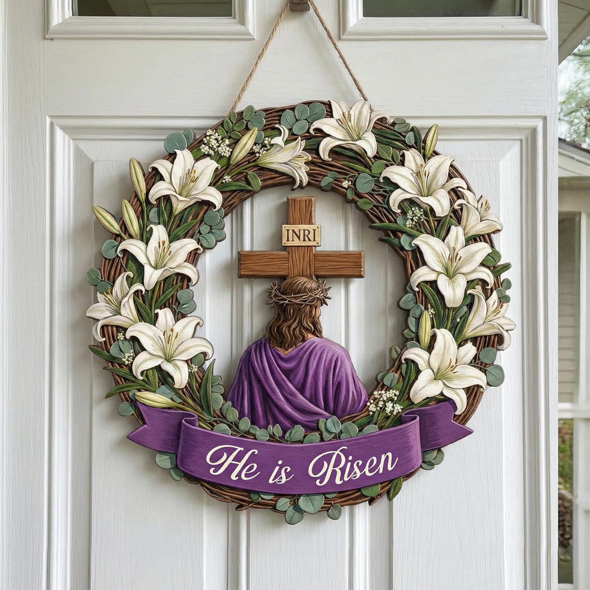 He-Is-Risen-The-Resurrection-Of-Jesus-Easter-Season-Personalized-Wood-Sign-2