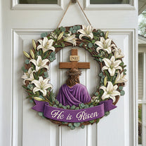 He-Is-Risen-The-Resurrection-Of-Jesus-Easter-Season-Personalized-Wood-Sign-2