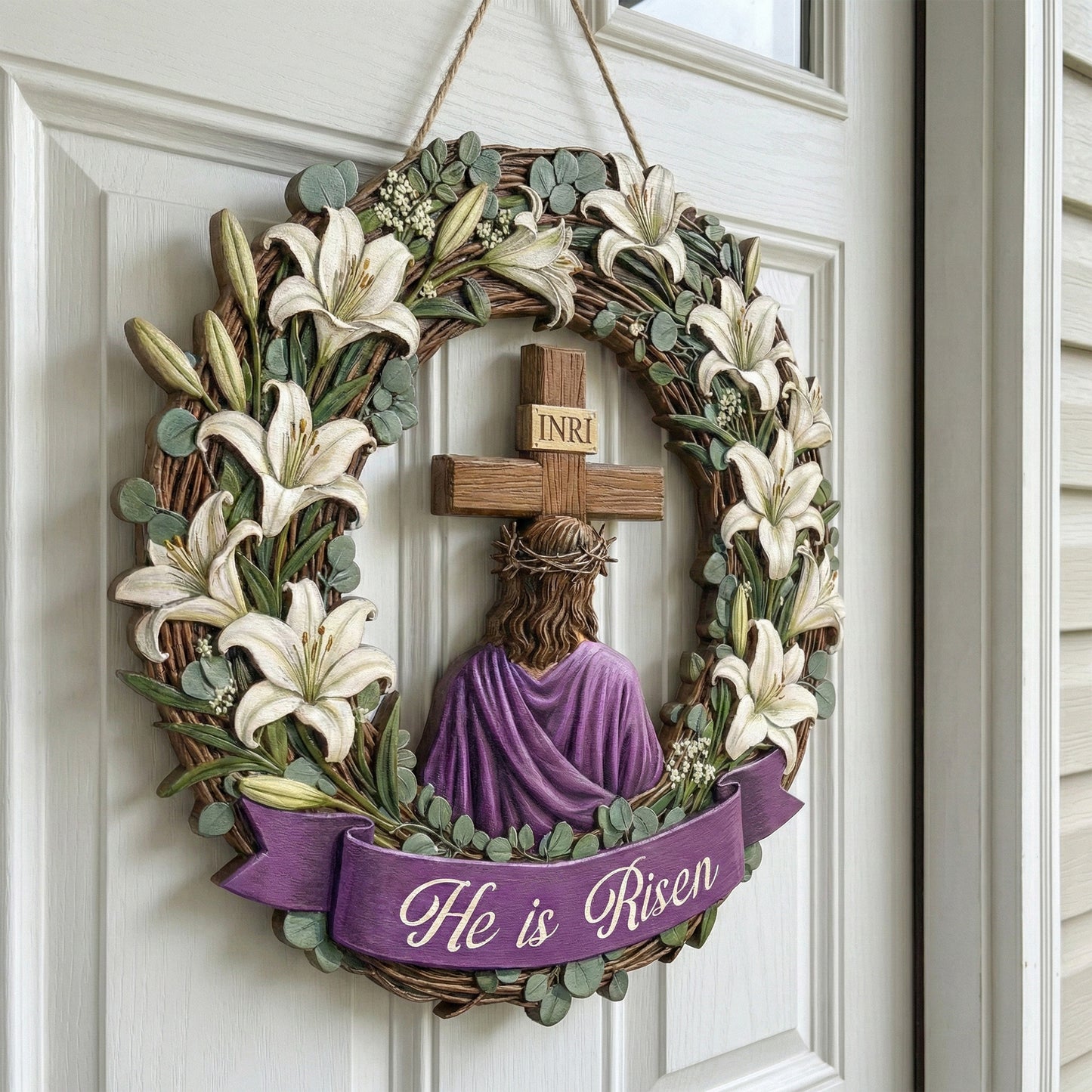 He-Is-Risen-The-Resurrection-Of-Jesus-Easter-Season-Personalized-Wood-Sign-3