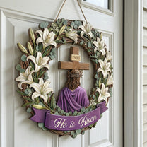 He-Is-Risen-The-Resurrection-Of-Jesus-Easter-Season-Personalized-Wood-Sign-3