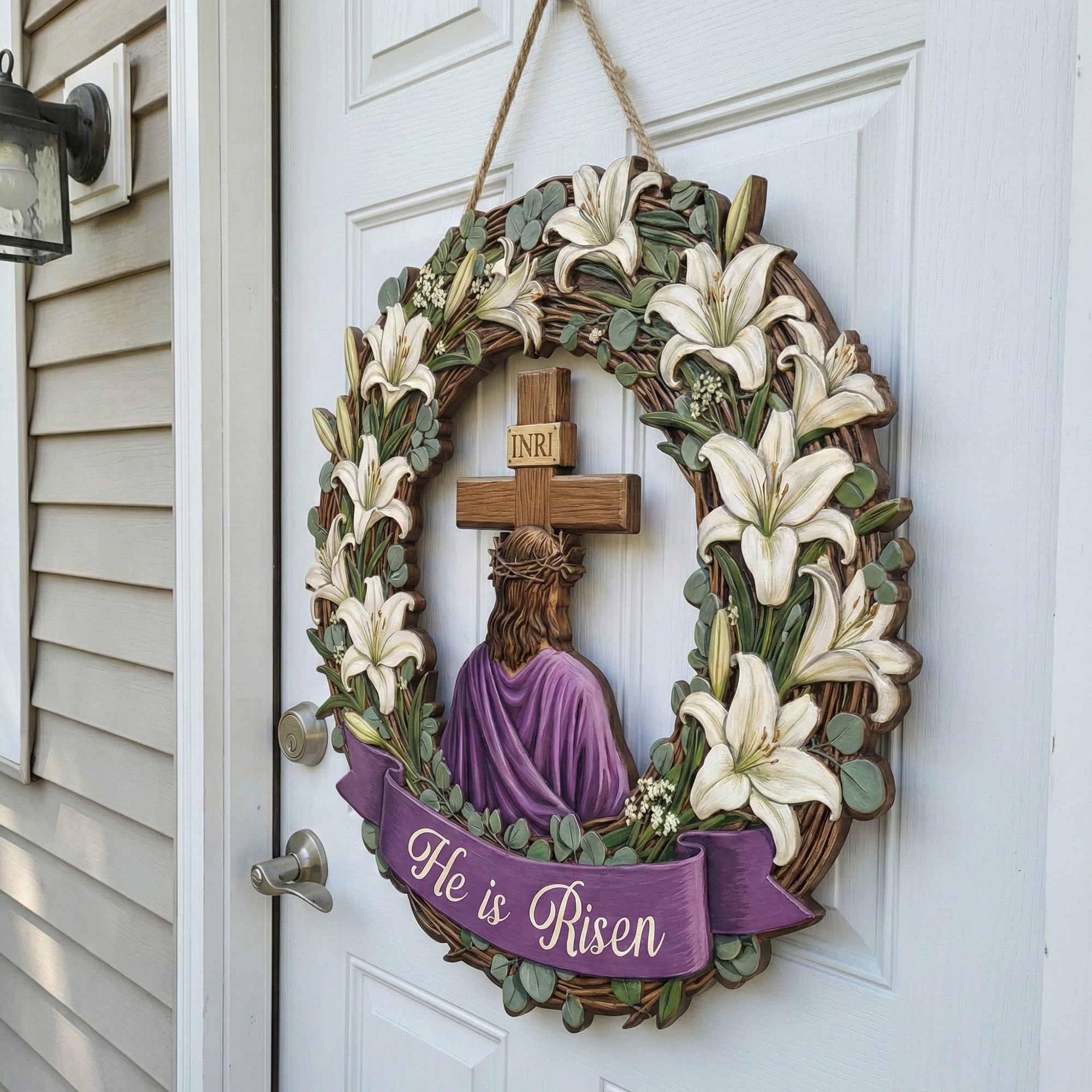 He-Is-Risen-The-Resurrection-Of-Jesus-Easter-Season-Personalized-Wood-Sign-4