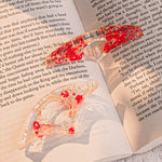 Head In The Clouds, Nose In A Book - Personalized Resin Book Page Holder