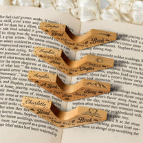 Head In The Clouds, Nose In A Book, Book Lover - Personalized Book Page Holder