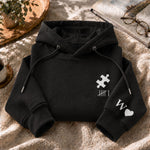 Heart-&-Puzzle-Piece-Matching-Couples-With-Roman-Numeral-Anniversary-Gift-Embroidered--Personalized-Shirt-3