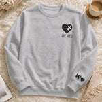 Heart-&-Puzzle-Piece-Matching-Couples-With-Roman-Numeral-Anniversary-Gift-Embroidered--Personalized-Shirt-4