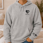 Heart-&-Puzzle-Piece-Matching-Couples-With-Roman-Numeral-Anniversary-Gift-Embroidered--Personalized-Shirt-5
