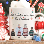 Hearts Come Home For Christmas - Personalized Mug