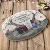 Heaven Is A Beautiful Place Because They Have My Dad Mom - Personalized Platter