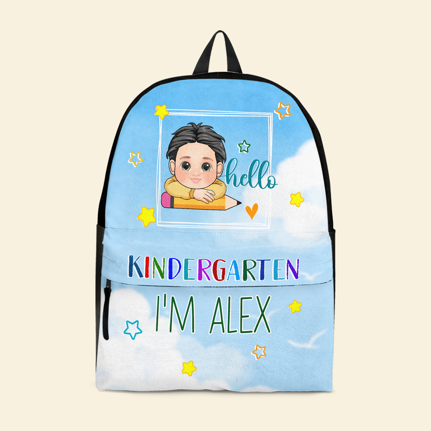 Hello School - Personalized Backpack