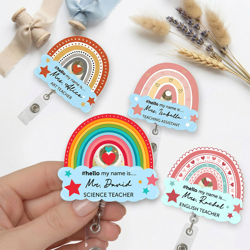 Hello-My-Name-Is....Gift-For-Teacher-Personalized-Acrylic-Badge-Reel1