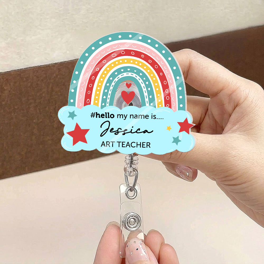 Hello-My-Name-Is....Gift-For-Teacher-Personalized-Acrylic-Badge-Reel4