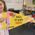 Hello-School-Back-To-School-Gift-For-Kid-First-Day-Of-School-Personalized-Pennant-1