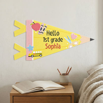 Hello-School-Back-To-School-Gift-For-Kid-First-Day-Of-School-Personalized-Pennant-3