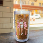 Help Me Keep Together Bridesmaid Gift - Personalized Acrylic Tumbler With Straw