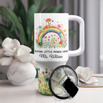Helping Little Minds Grow - Personalized 40oz Tumbler With Straw