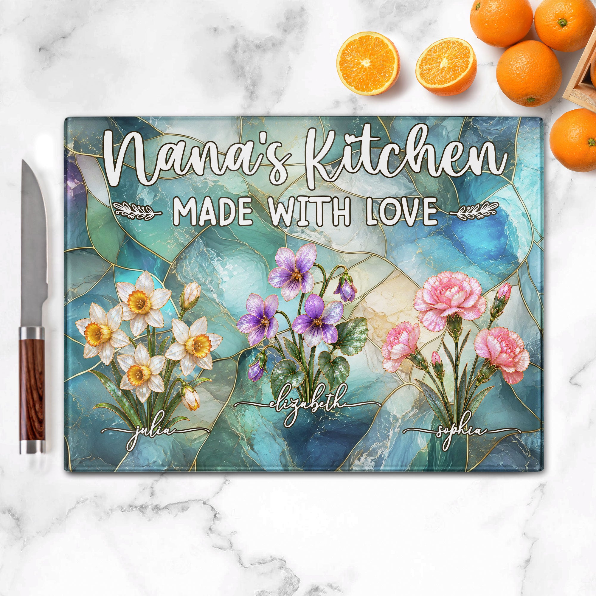 Her-Kitchen-Made-With-Love-Mother-Of-Pearl-Birth-Flower-Personalized-Cutting-Board-1