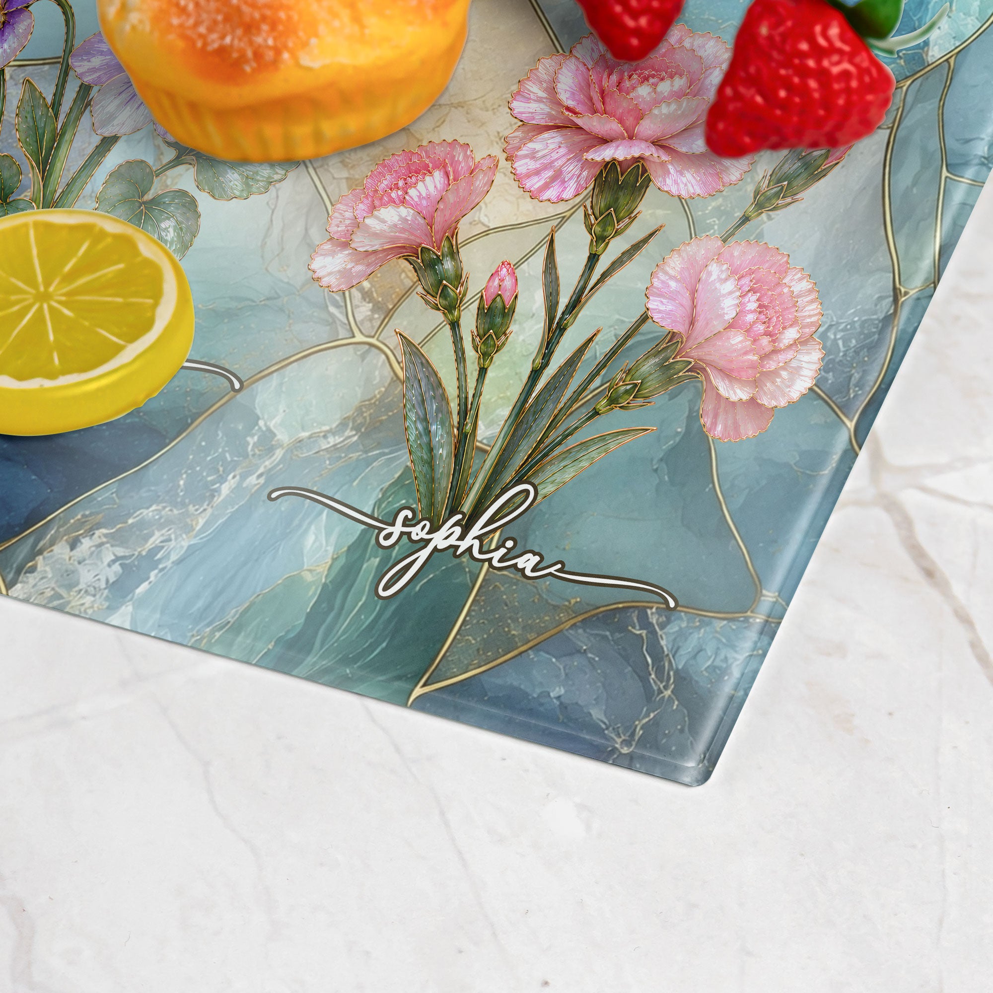 Her-Kitchen-Made-With-Love-Mother-Of-Pearl-Birth-Flower-Personalized-Cutting-Board-5