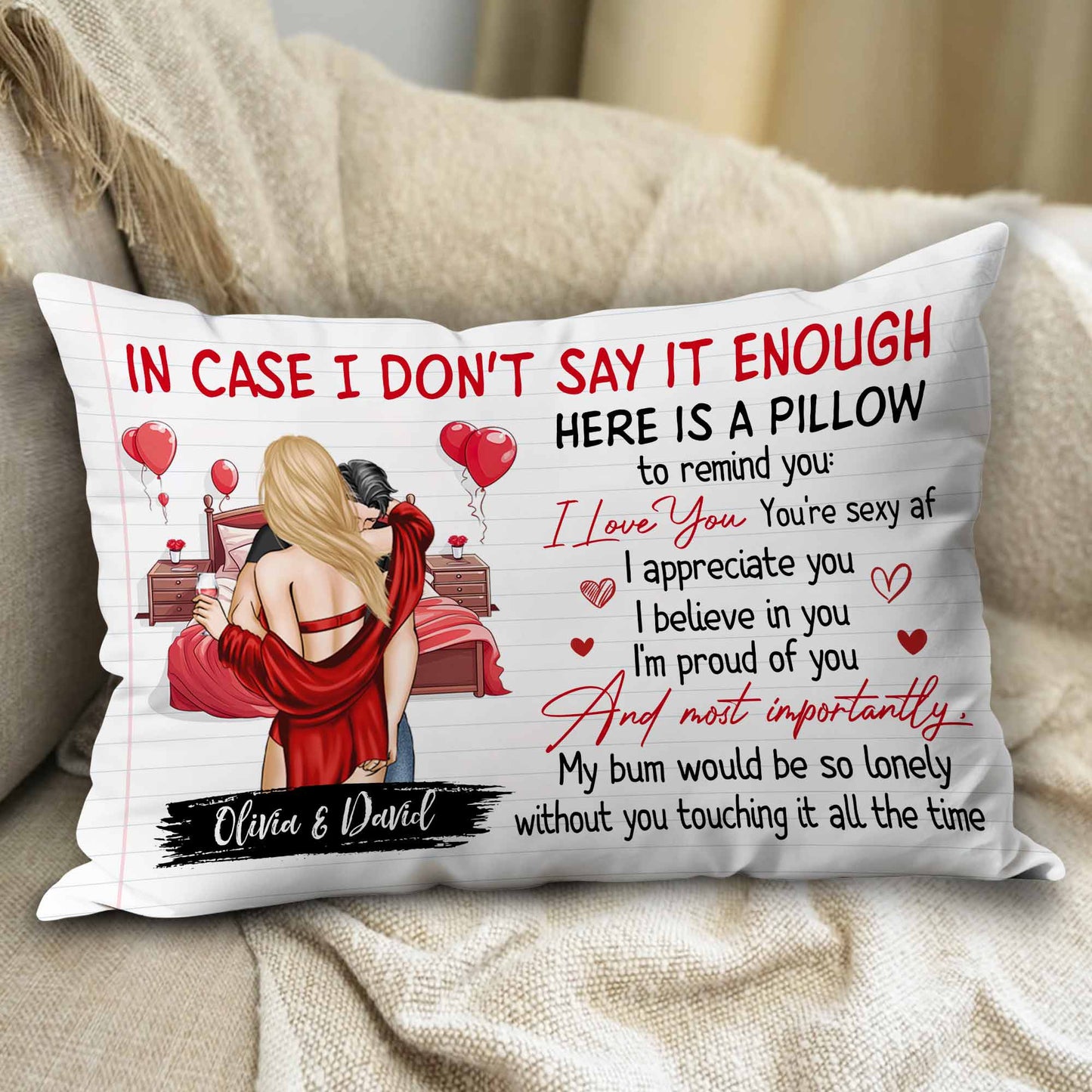 Here Is A Pillow To Remind You - Personalized Custom Shaped Pillow