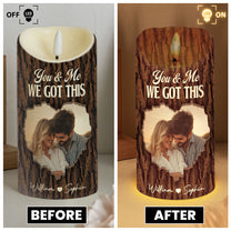 Here's A Candle To Remind You - Personalized Photo LED Candle