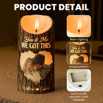 Here's A Candle To Remind You - Personalized Photo LED Candle