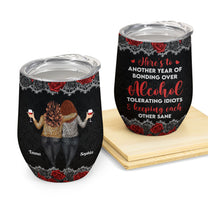 Here's To Another Year - Personalized Wine Tumbler