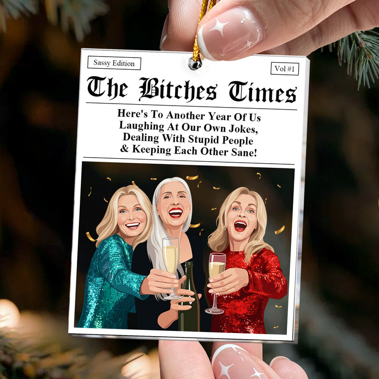 Here's-To-Another-Year-Of-Us-Laughing-At-Our-Own-Jokes-Turn-Photo-Into-Art-Personalized-Ornament-3