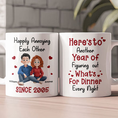 Here's To Another Year Of Figuring Out What's For Dinner Every Night - Personalized Mug