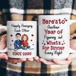 Here's To Another Year Of Figuring Out What's For Dinner Every Night - Personalized Mug