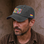 Heterosexuality? In This Economy? - Personalized Distressed Denim Cap