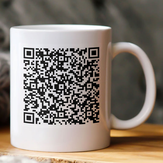 Hidden Swear Words In A Mug Custom QR Voice - Personalized Mug