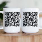 Hidden Swear Words In A Mug Custom QR Voice - Personalized Mug