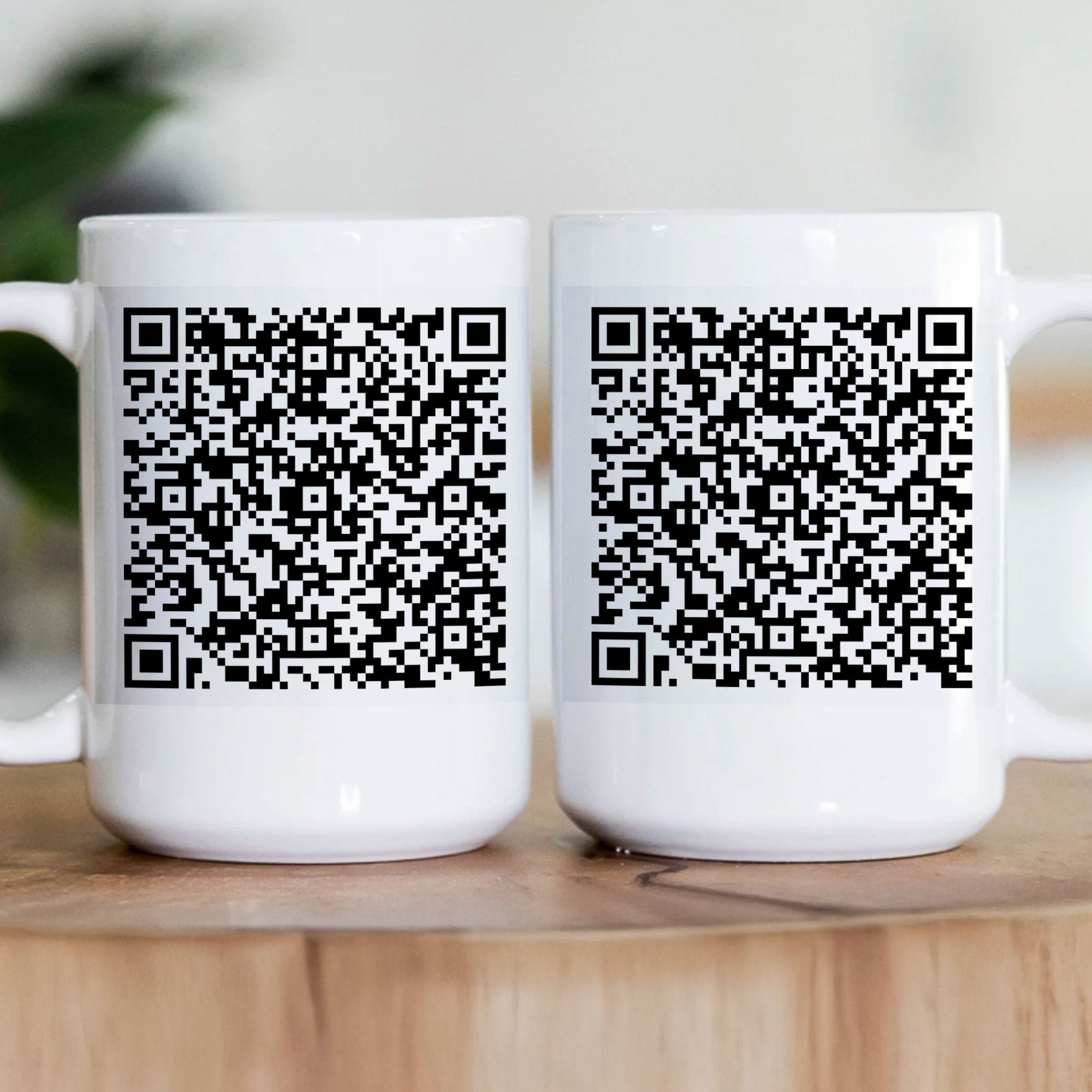 Hidden Swear Words In A Mug Custom QR Voice - Personalized Mug
