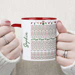 Hidden Swear Words Naughty Christmas For Coworkers, Boss, Friends - Personalized Accent Mug