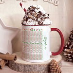 Hidden Swear Words Naughty Christmas For Coworkers, Boss, Friends - Personalized Accent Mug