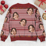 Hidden Swear Words Naughty Funny Ugly - Personalized Photo Ugly Sweater