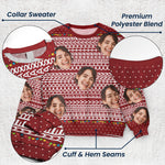 Hidden Swear Words Naughty Funny Ugly - Personalized Photo Ugly Sweater