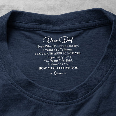 Hidden Message For Dad, Father's Day Gifts With Kids' Names - Personalized Shirt