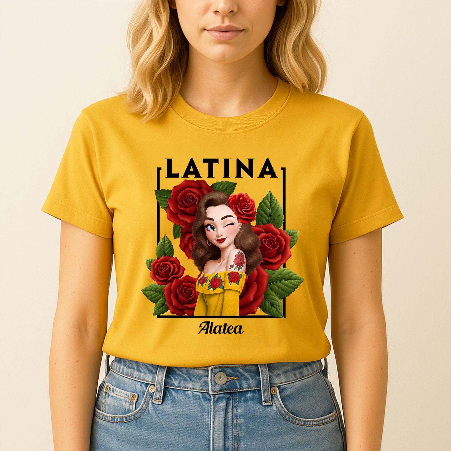 Hispanic Woman Hispanic Month Gift For Hispanics And Latinos - Personalized Shirt