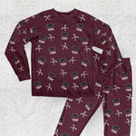 Hockey Custom Name - Personalized Pajama Set