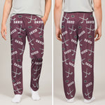 Hockey Custom Name - Personalized Sweatpants - Lounge Pants With Pockets, Custom Pajama Pants, Jogger Sweatpants, Gift For Son, Gift for Him