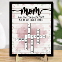 Hold Us Together - Personalized Wooden Plaque