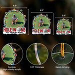 Hole In One - Personalized Acrylic Photo Ornament