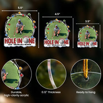 Hole In One - Personalized Acrylic Photo Ornament