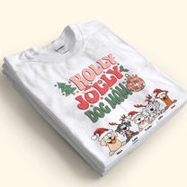 Holly Jolly Dog Mom - Personalized Shirt